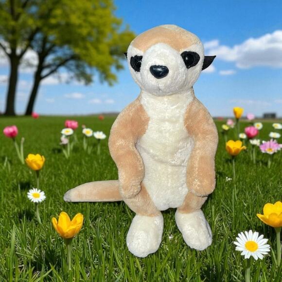 Wildlife Artists Plush Meerkat Mongoose Eco Pals Stuffed Animal Nursery Gift 12” - Picture 1 of 12